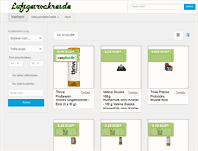 Tablet Screenshot of luftgetrocknet.de